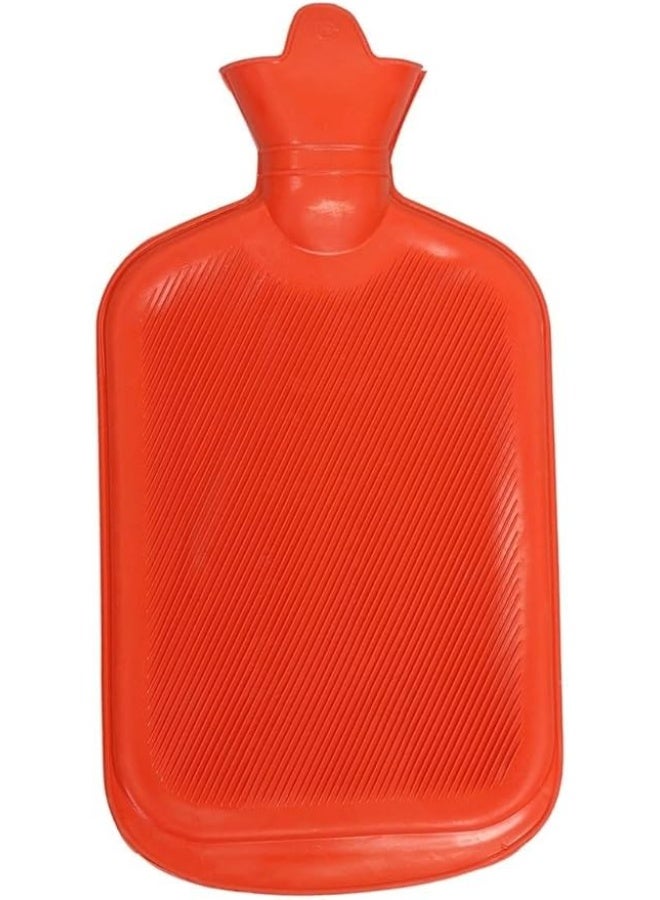 قربة مياه حرارية طبية سعة 2.5 لتر من المطاط الطبيعي، كمادة ضخمة فائقة الاحتفاظ بالحرارة لتسكين الآلام العميقة وتدليك الجسم بالدفء - Image 3